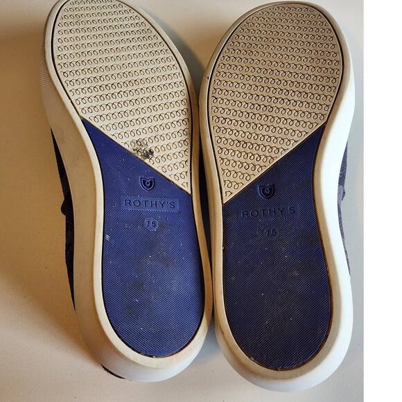 Rothy's Gray Camo Sneakers Slip On Size 7.5 - Picture 6 of 8